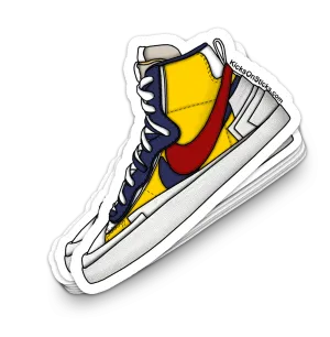 Sacai Blazer "Snow Beach" Sneaker Sticker