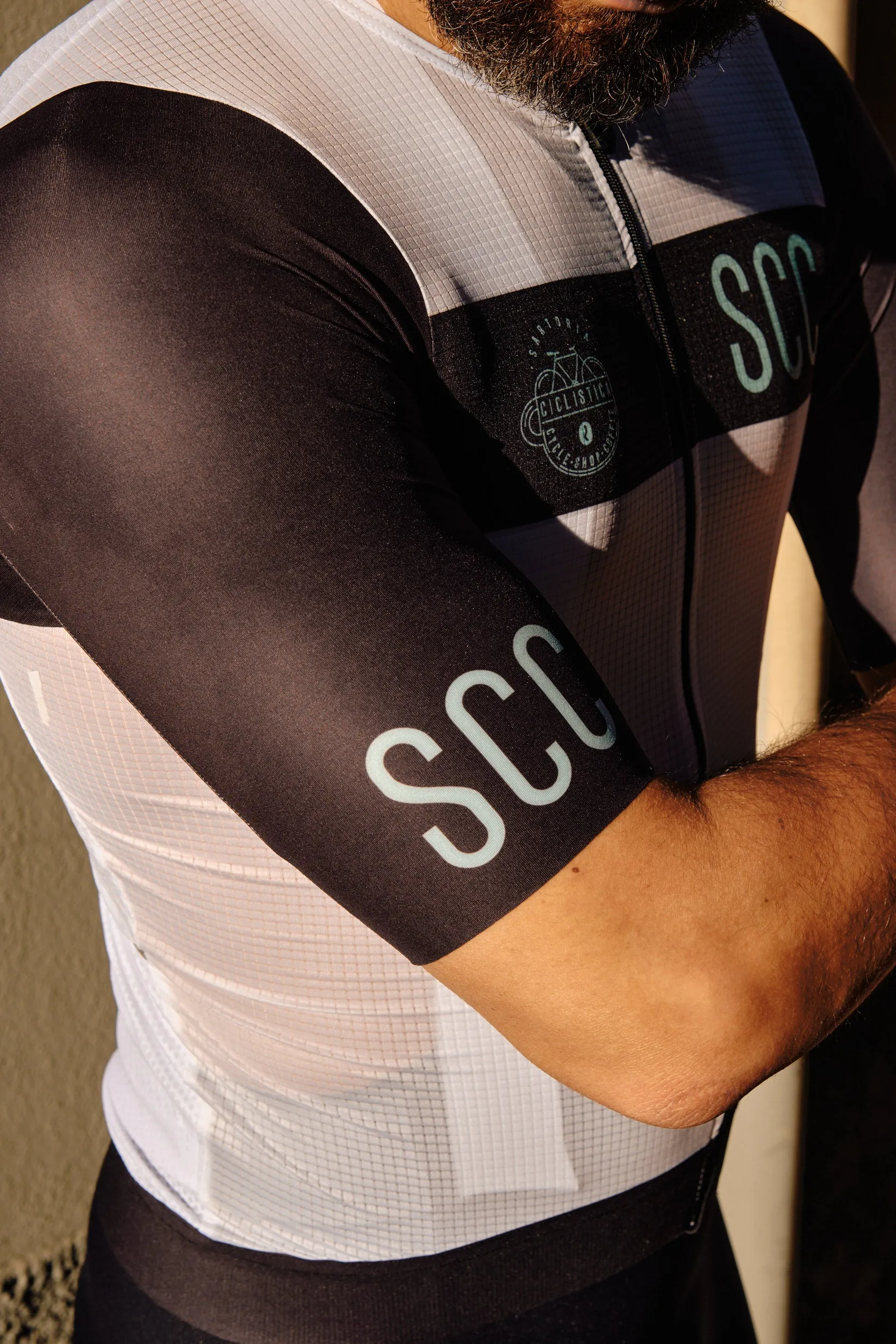 SCC Ultralight jersey - White and Black