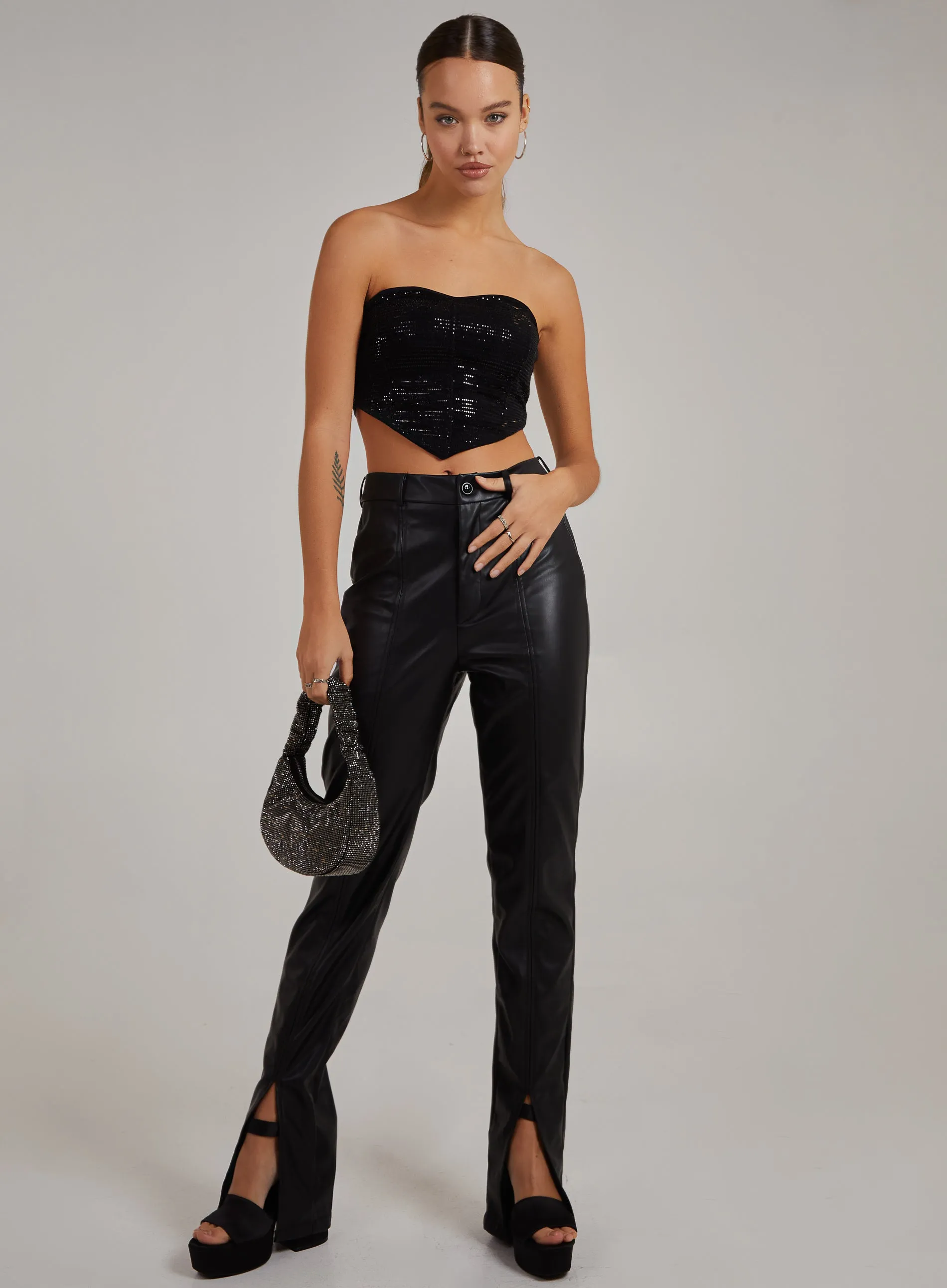 Sequin Corset Top