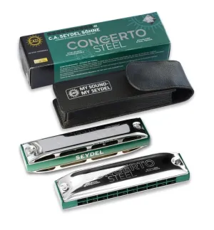 Seydel CONCERTO STEEL Octave Harmonica