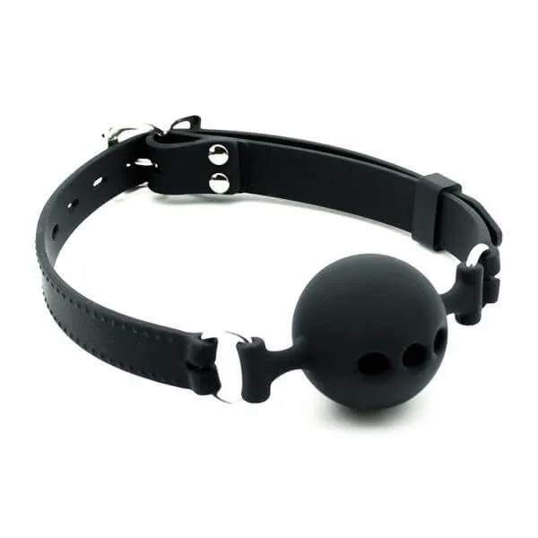 Silicone breathable ball gag