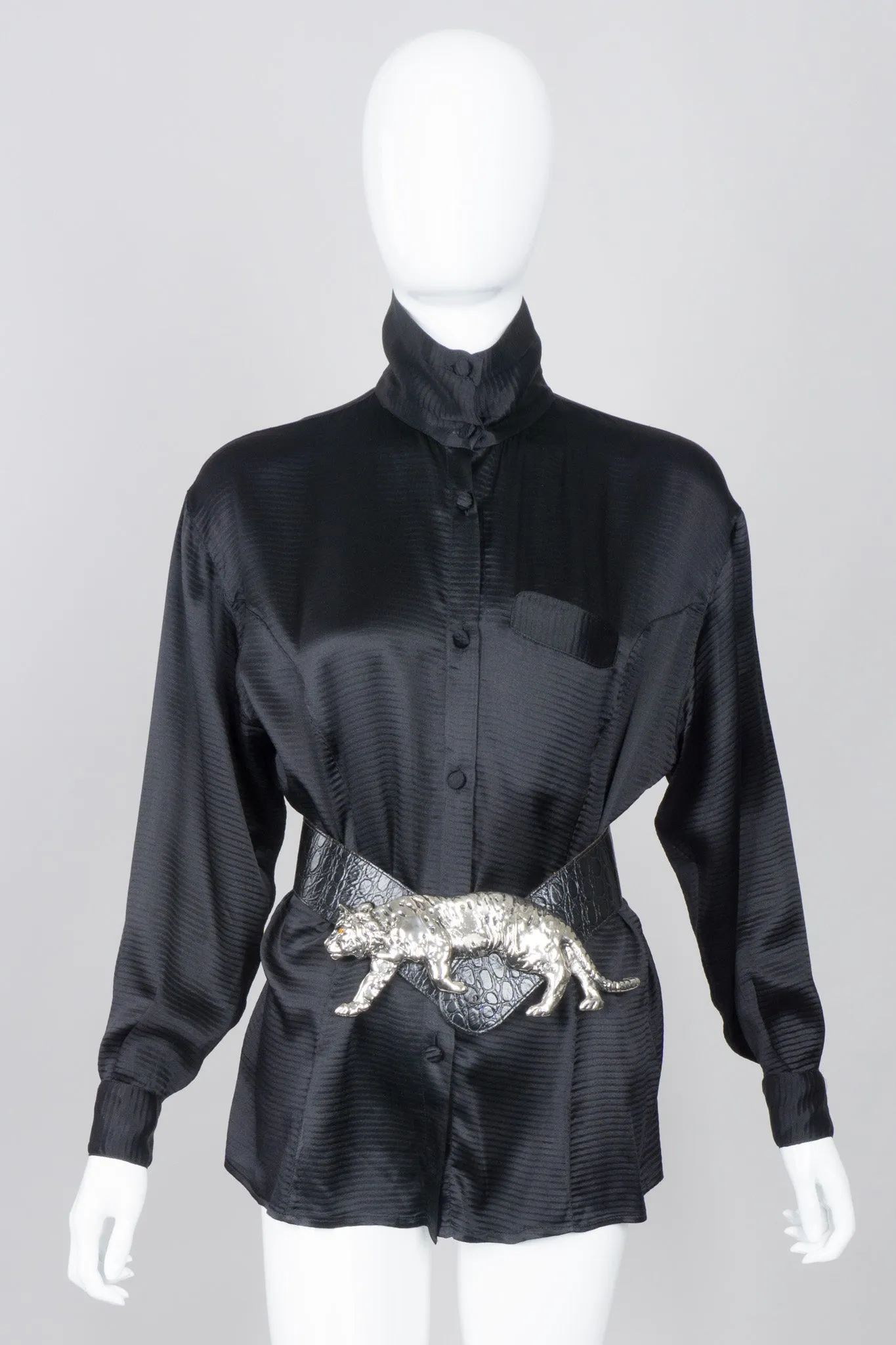 Silk Pajama Blouse