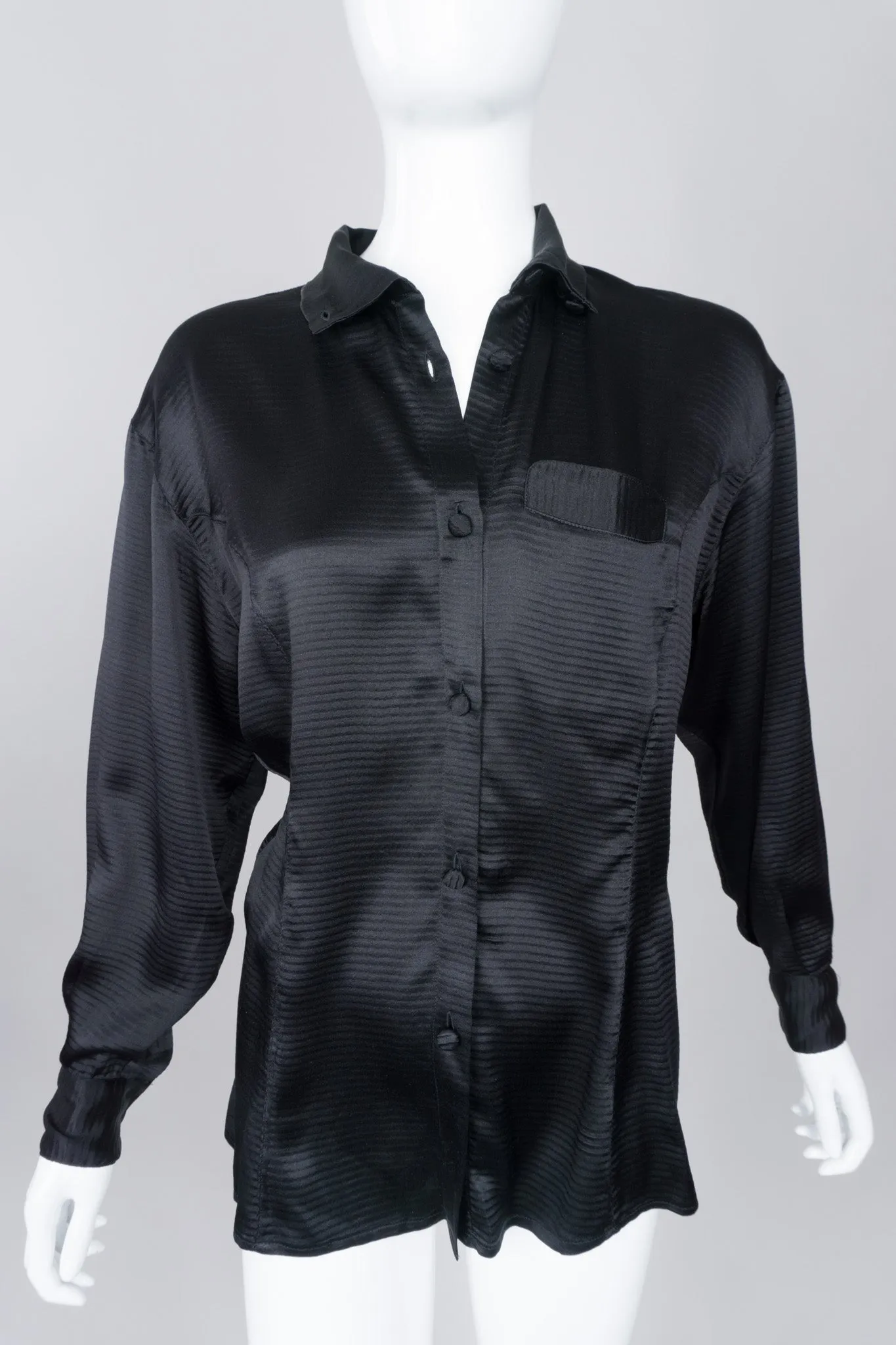 Silk Pajama Blouse