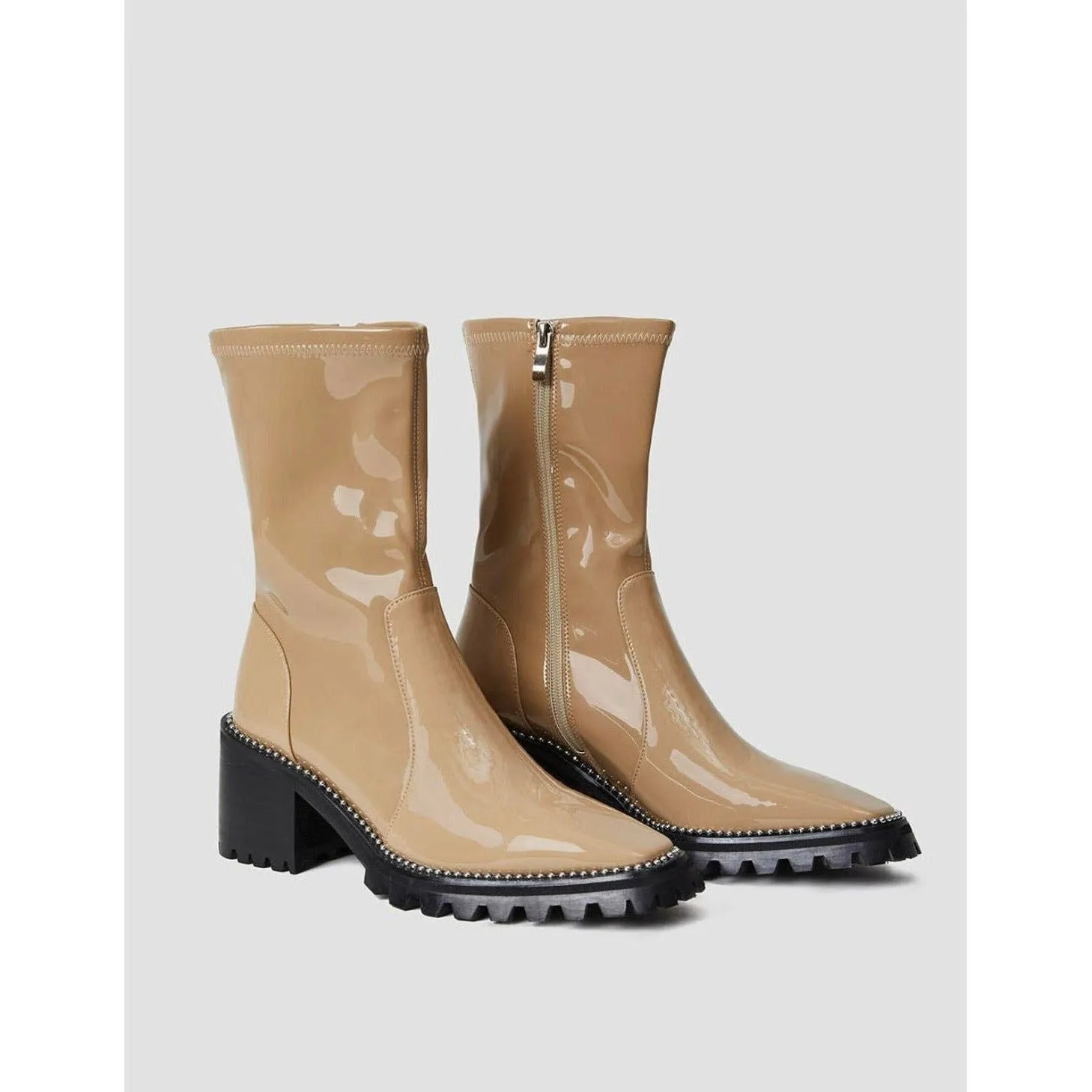 Silver Studded Boots