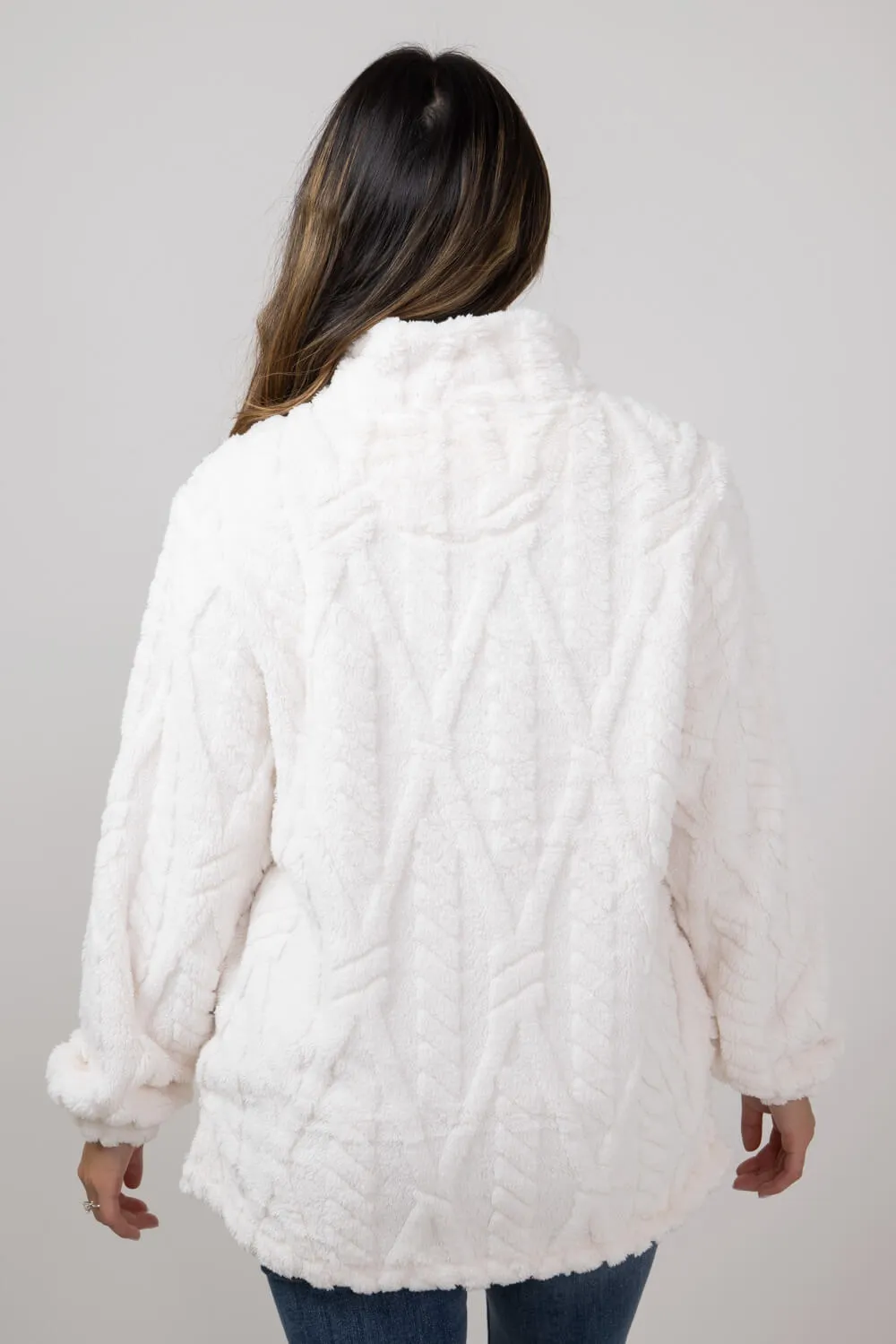 Simply Southern Kate Pullover for Women in Snow | PP-0224-PULL-KATE-SNOW
