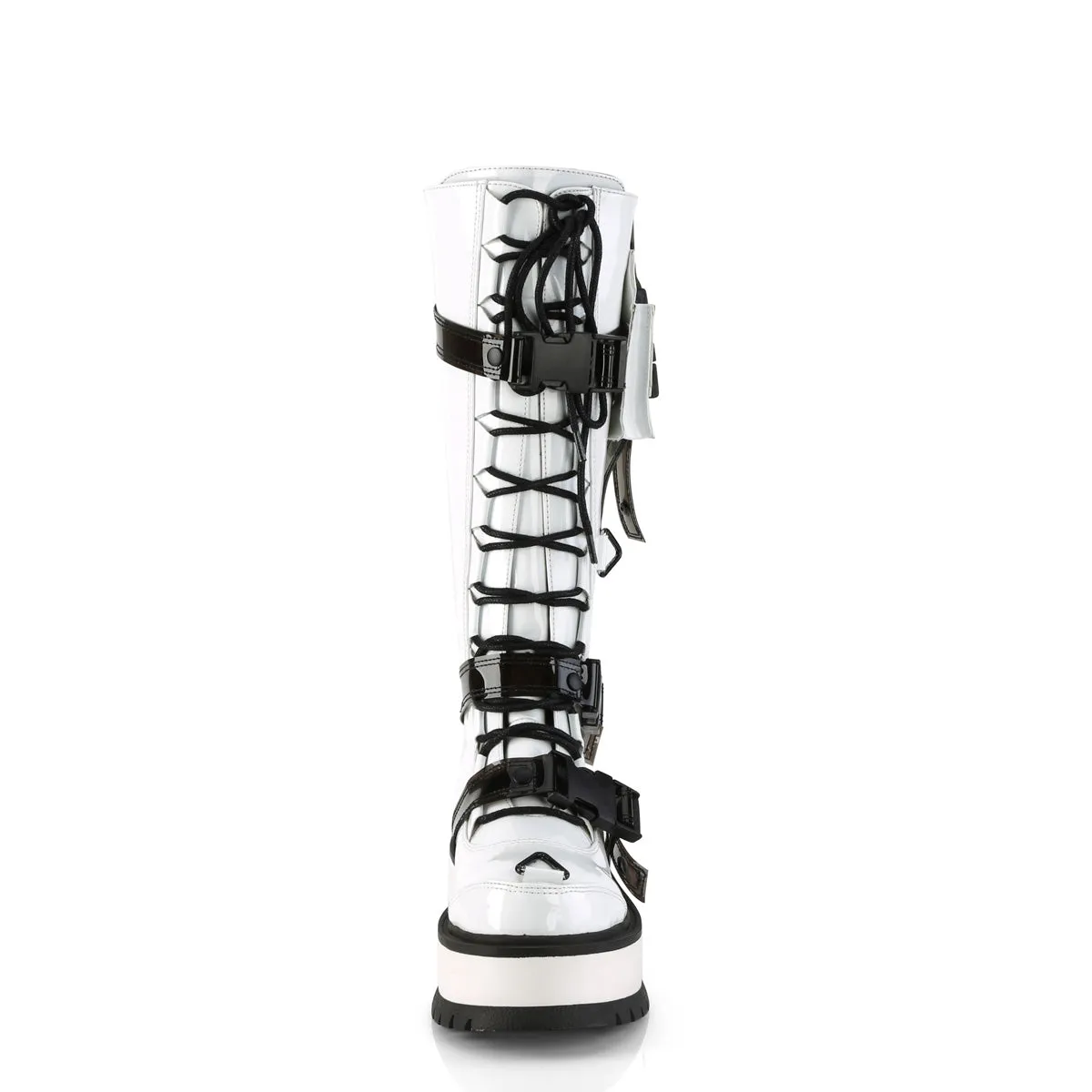 SLACKER-260  White Patent