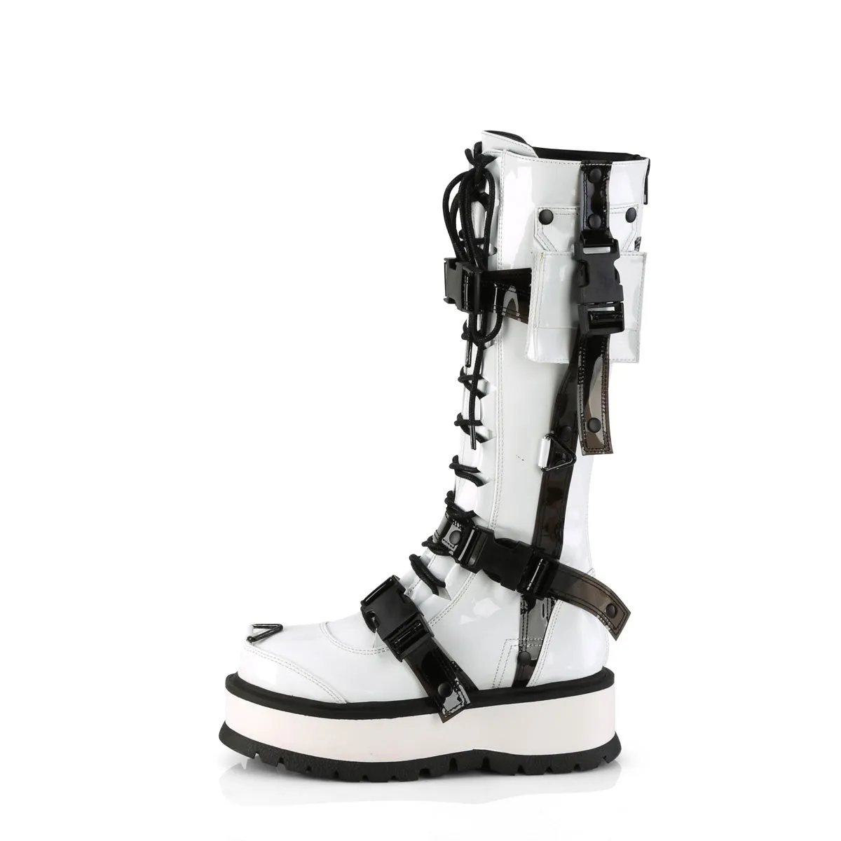 SLACKER-260  White Patent