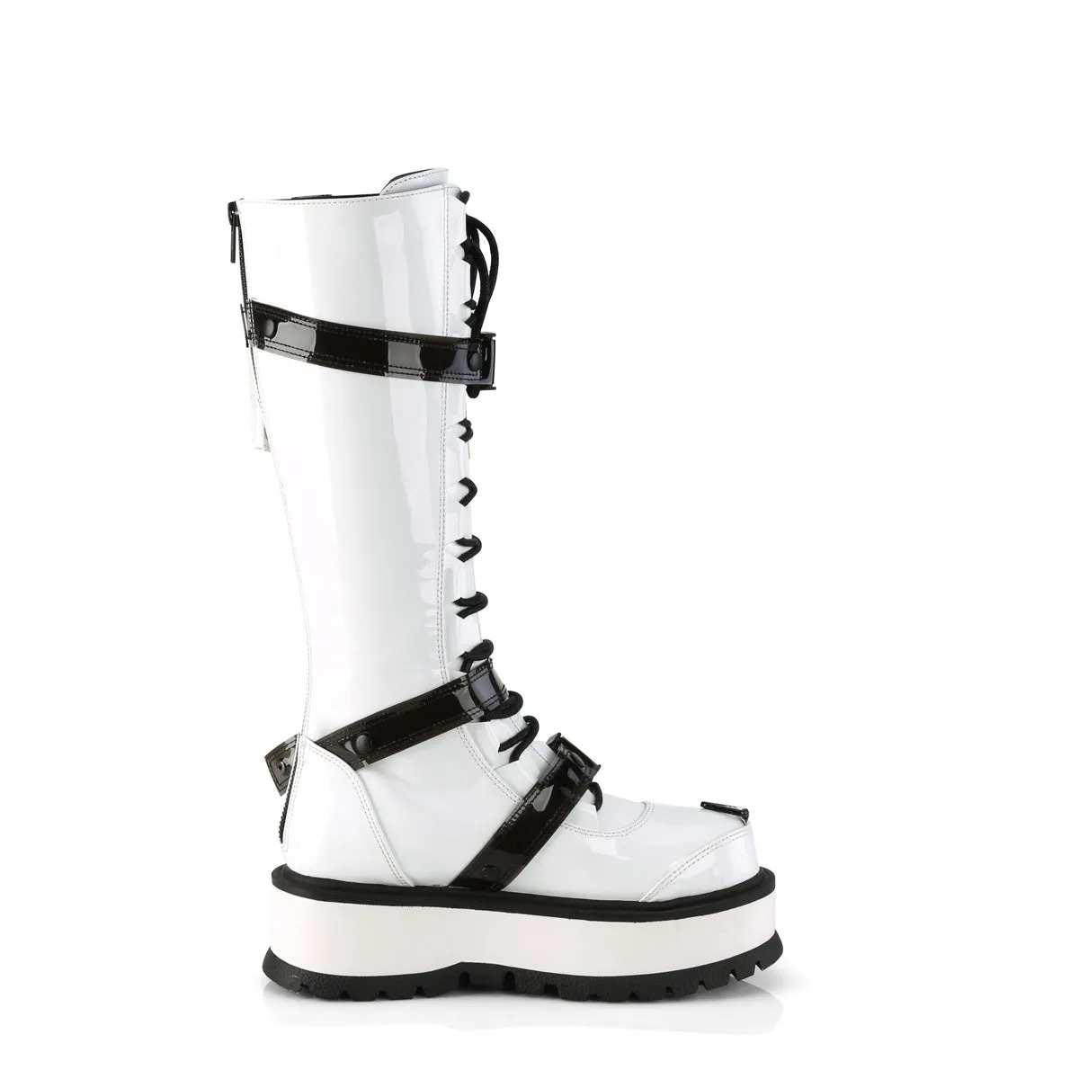 SLACKER-260  White Patent
