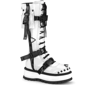 SLACKER-260  White Patent