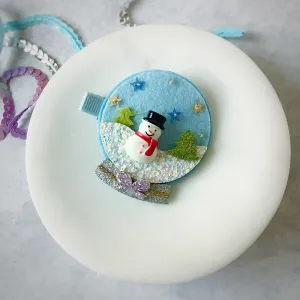 Snow Globe Hair Clip