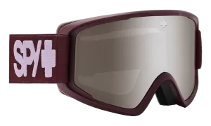 Spy Crusher Elite Jr Matte Merlot Goggle - Bronze Silver Mirror