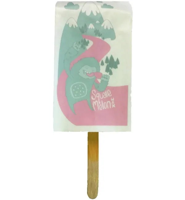 Square Melon Snowboard Wax Lolly
