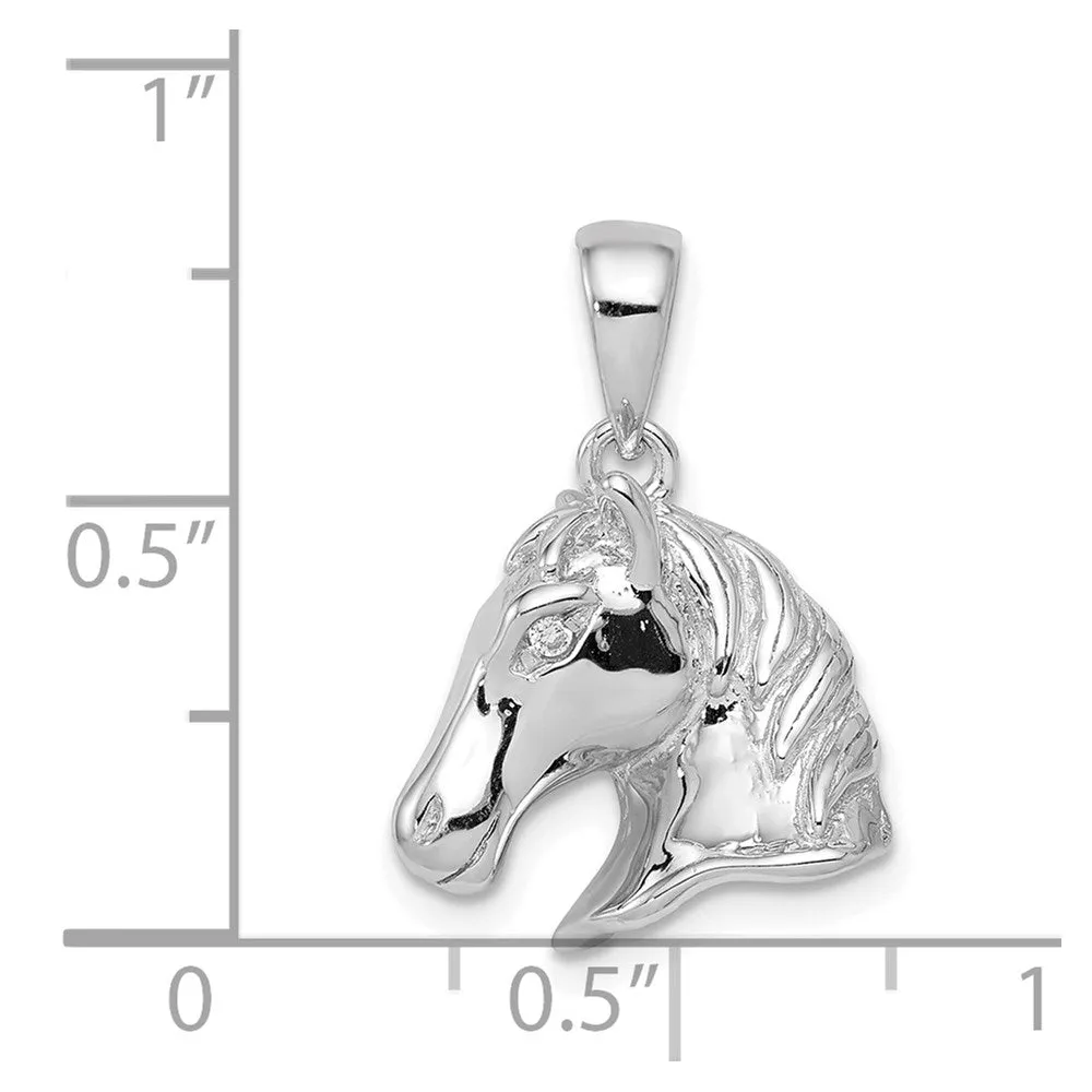 Sterling Silver Horse Pendant