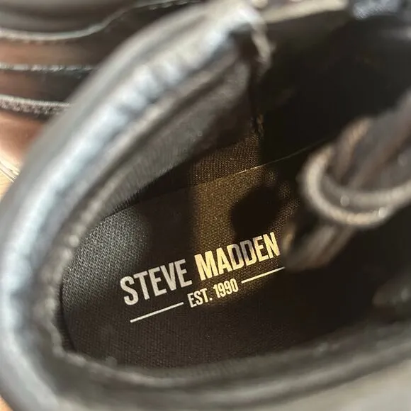 Steve Madden P-Jelen Black Chukka Boots Size 11