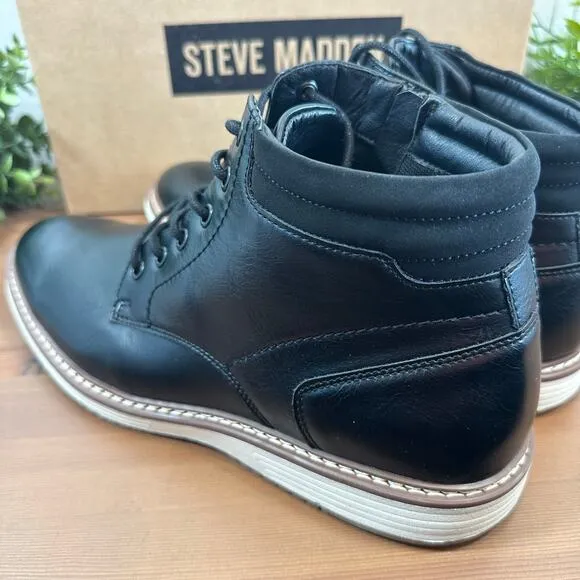 Steve Madden P-Jelen Black Chukka Boots Size 11