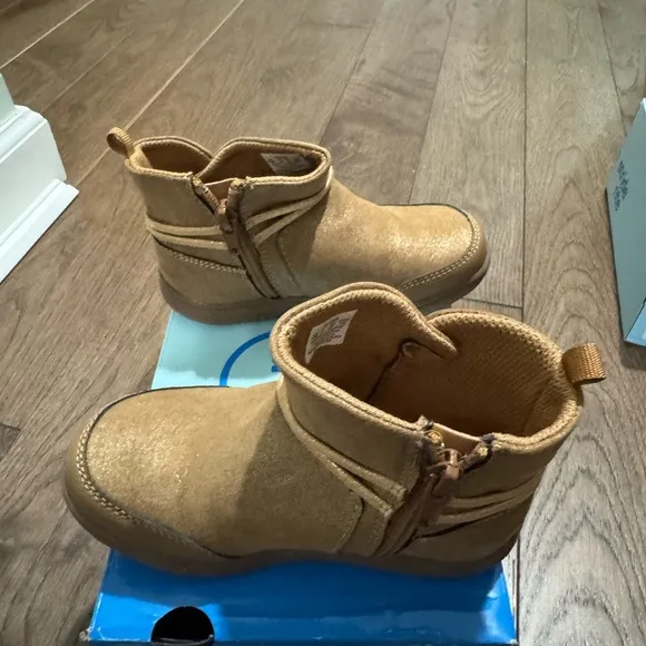 Stride Rite Kids Tan Boots
