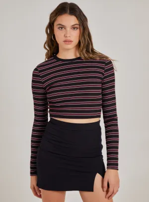 Striped Long Sleeve Top