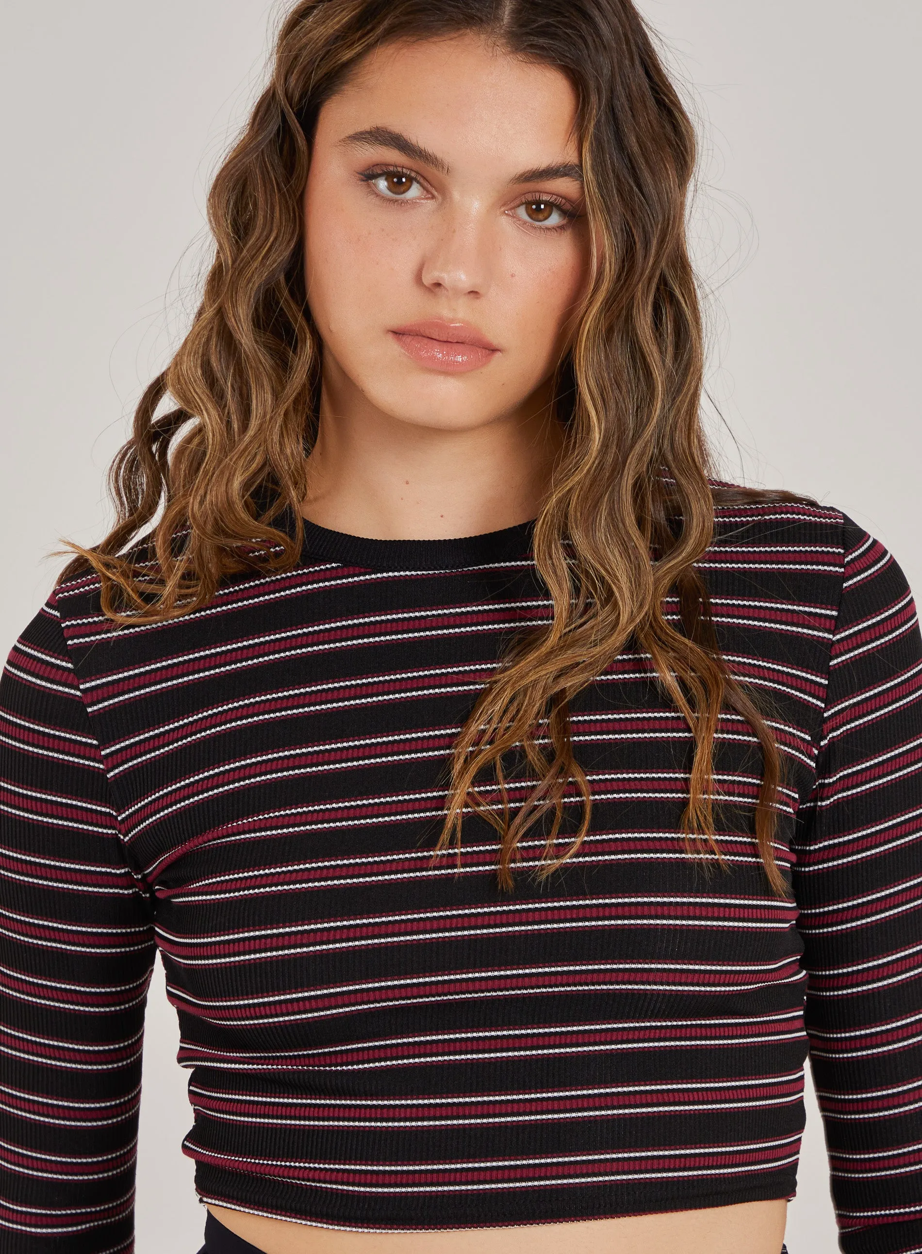 Striped Long Sleeve Top