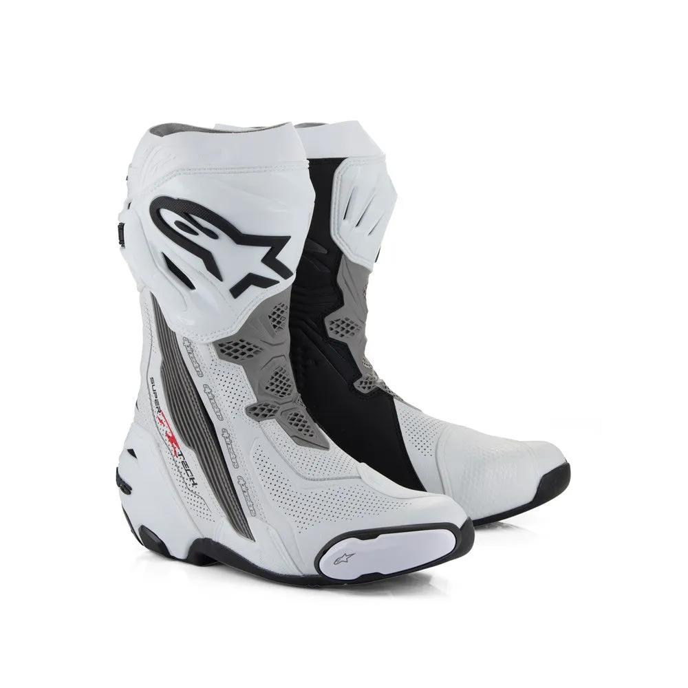Supertech R Vented Boots White/Mid Gray/Black 43