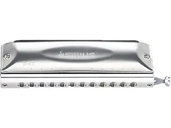 Suzuki S-48S 'Sirius 12-Hole Straight' Chromatic Harmonica
