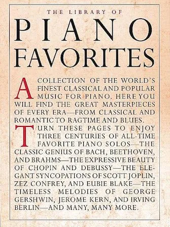 The Library of Piano Favorites