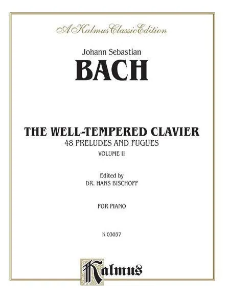 The Well-Tempered Clavier, Volume II, 48 Preludes and Fugues, J.S. Bach Discontinued