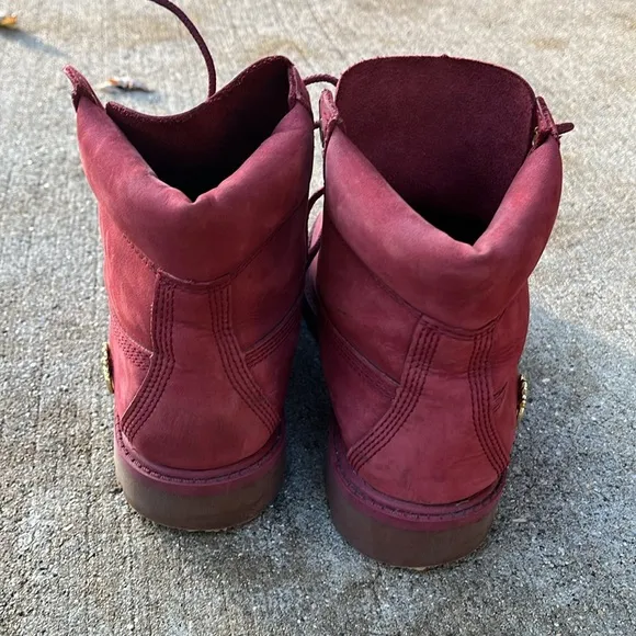 Timberland boots kids 4 burnt faded red