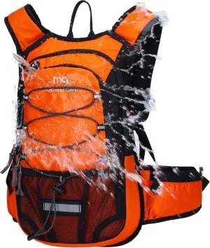 to - up Voice-controlled for Hiking, Cycling, Bladder Running, Keeps Pack 2L Free Backpack – Cool Camping BPA Hydration Hours Nopack) All-inclusive 4 with Liquid Insulated (Orange