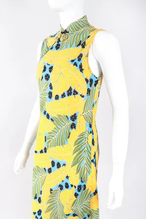 Tropical Cheongsam Shift Dress