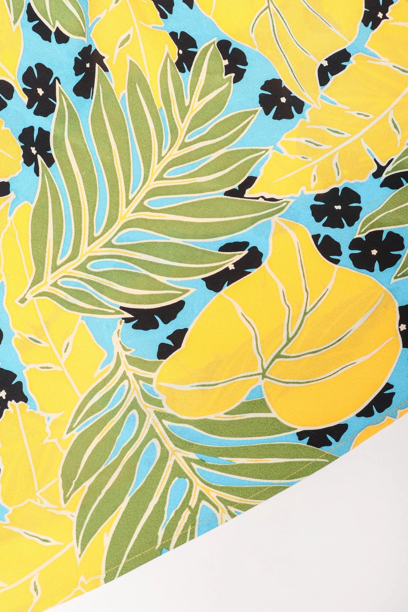 Tropical Cheongsam Shift Dress