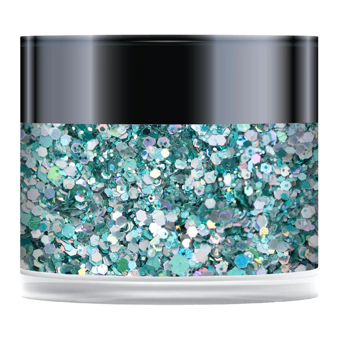 Turquoise Sparkle Sparkelicious Glitter 1/2oz Jar