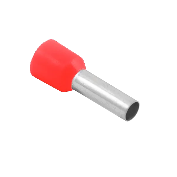 Unicrimp QBFR1 Bootlace Ferrule 1.0mmý Red French (100 Pack)
