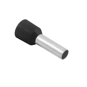 Unicrimp QBFR15 Bootlace Ferrule 1.5mmý Blk French (100 Pack)