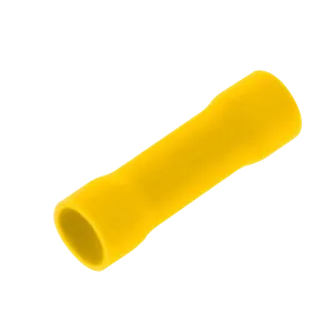 Unicrimp QYB Yellow Butt Connector Terminal (100 Pack)