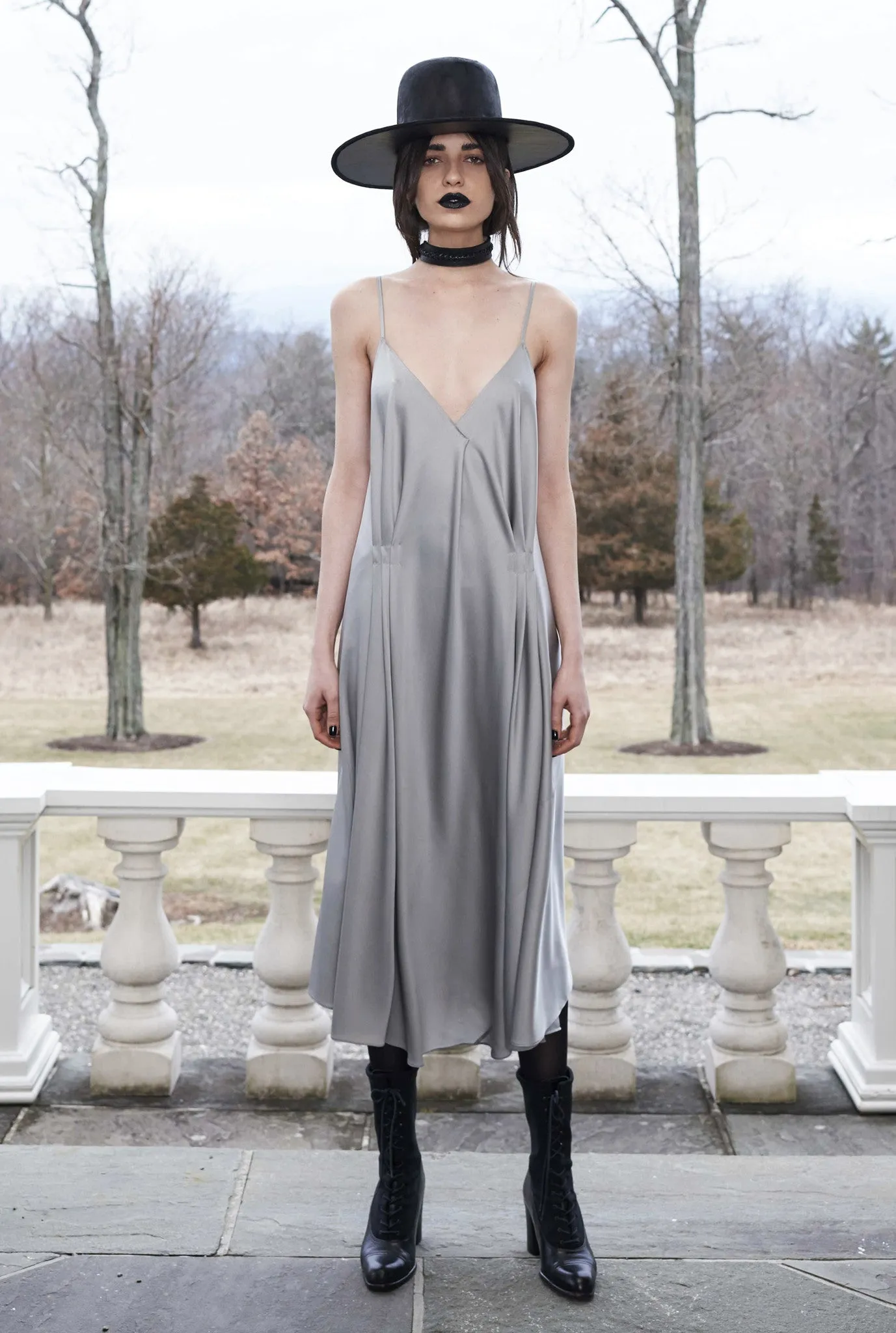 V Slip Dress
