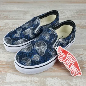 Vans Classic Slip On Wire Frame Skulls