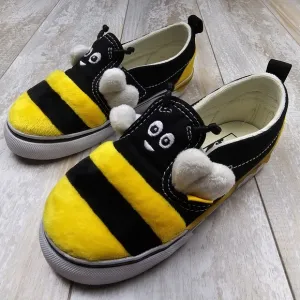 Vans Slip On Velcro 🐝Bee Kind🐝
