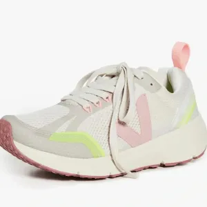 Veja Women's‎ Condor 2 Sneakers, Natural/Babe/Jaune Fluo, Off White Size 8