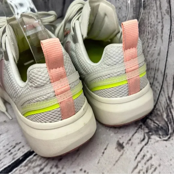 Veja Women's‎ Condor 2 Sneakers, Natural/Babe/Jaune Fluo, Off White Size 8