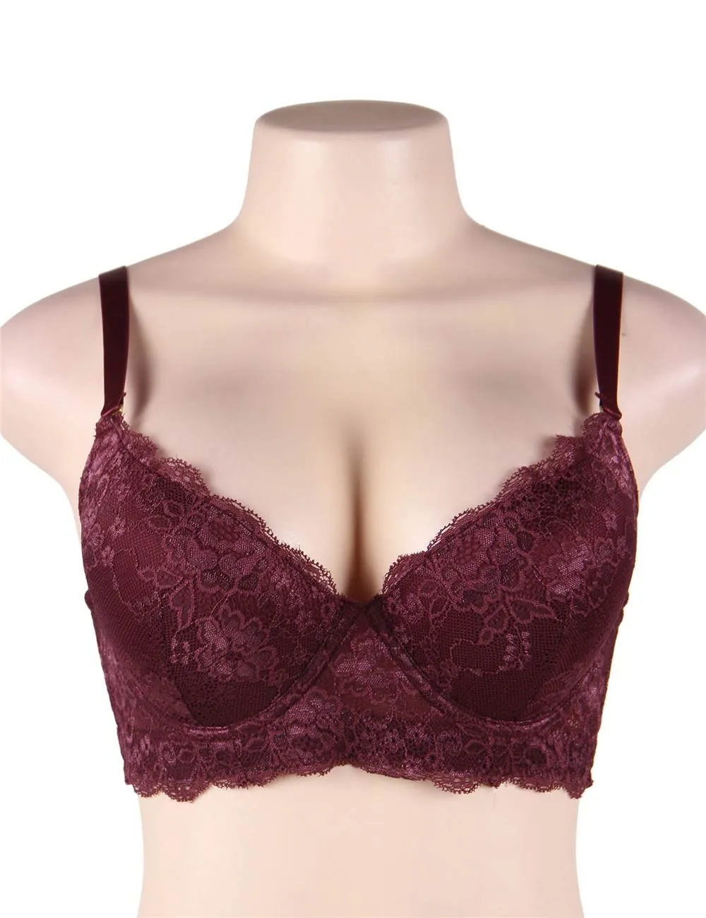 White High Quality Lace Comfortable T-shirt Bra
