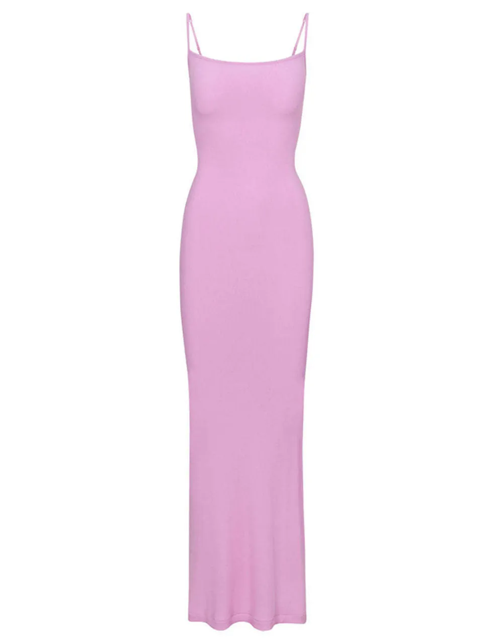 White Spaghetti Strap Bodycon Dress Sexy Comfortable Dress