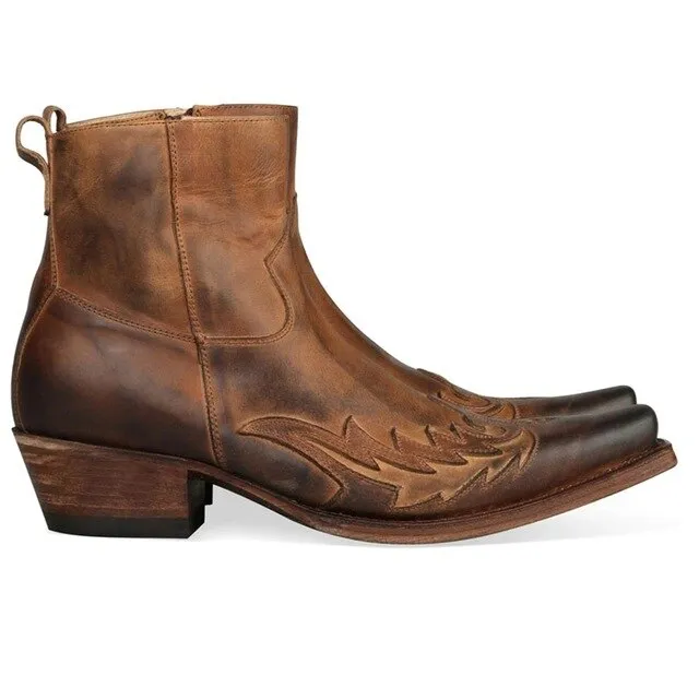 Winter Fashion British Men Top Quality PU Leather Slip on Boots Breathable Chelsea Boots Male Casual Zapatos De Hombre