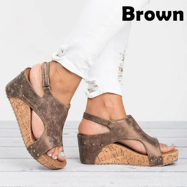 Women Fashion Casual Shoes Summer Platform Sandals Plus Size 35-43