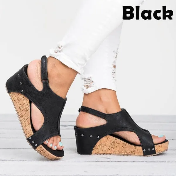 Women Fashion Casual Shoes Summer Platform Sandals Plus Size 35-43