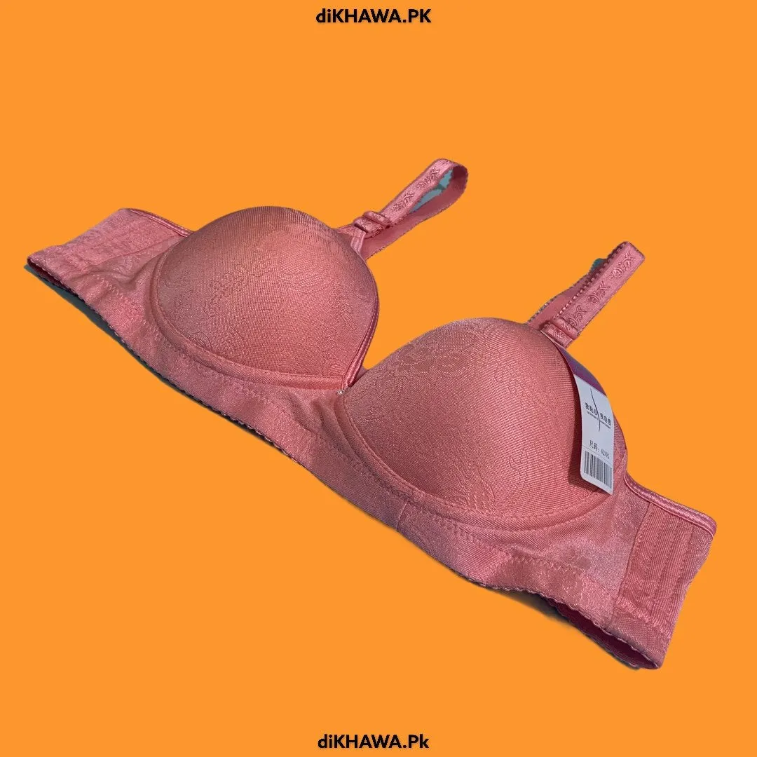 Women Soft Comfortable Padded Bra - Pink 2021