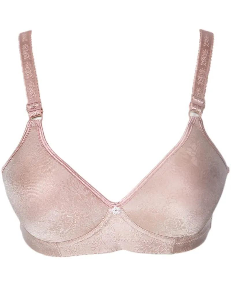 Women Soft Comfortable Padded Bra - Skin