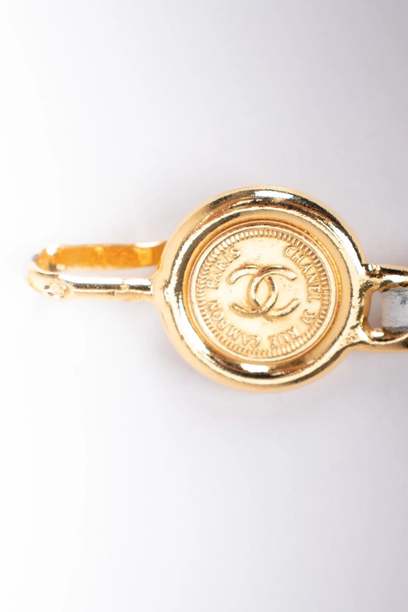 Woven Leather Chain Belt
