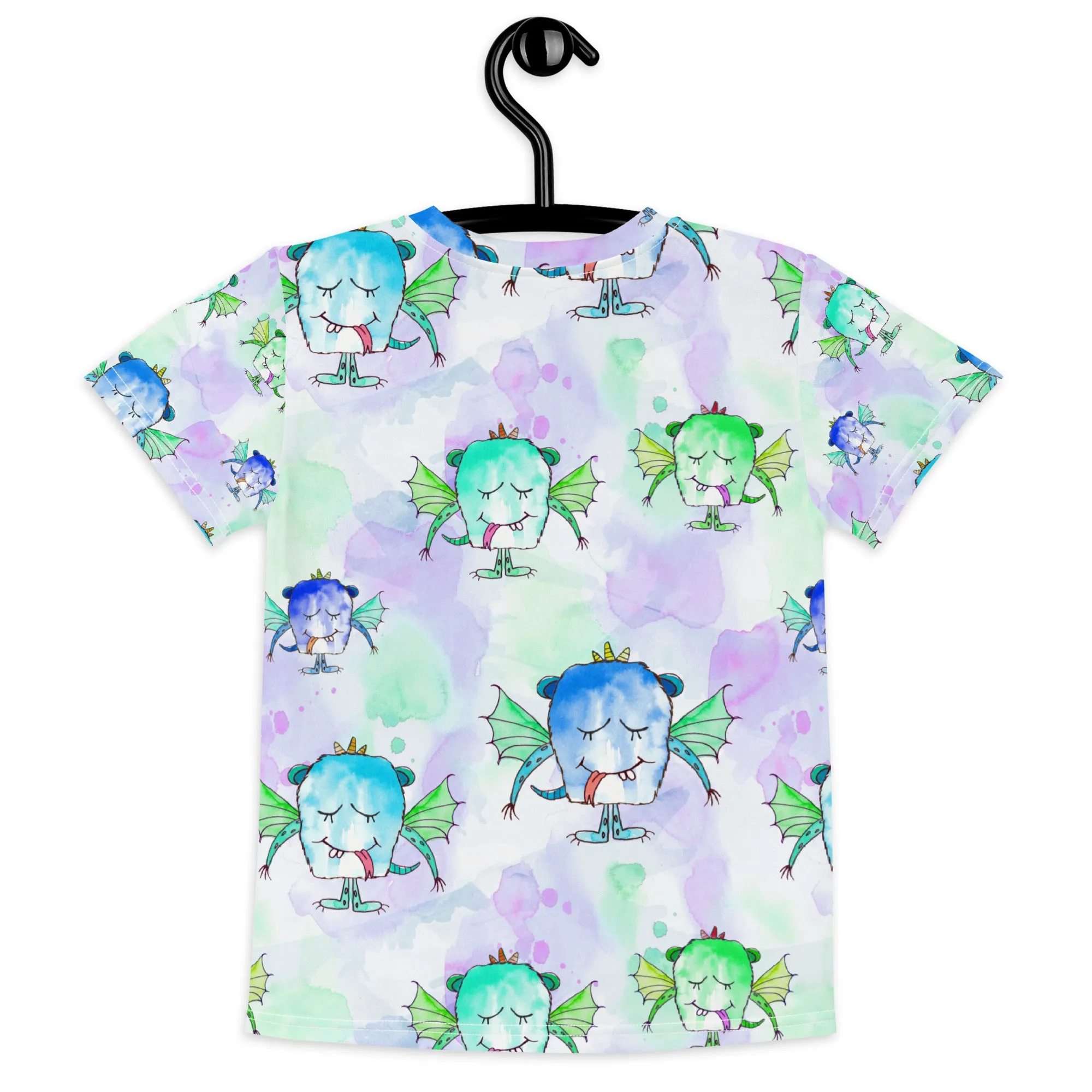 Youth-Kids crew neck t-shirt, colorful design, comfortable t shirt