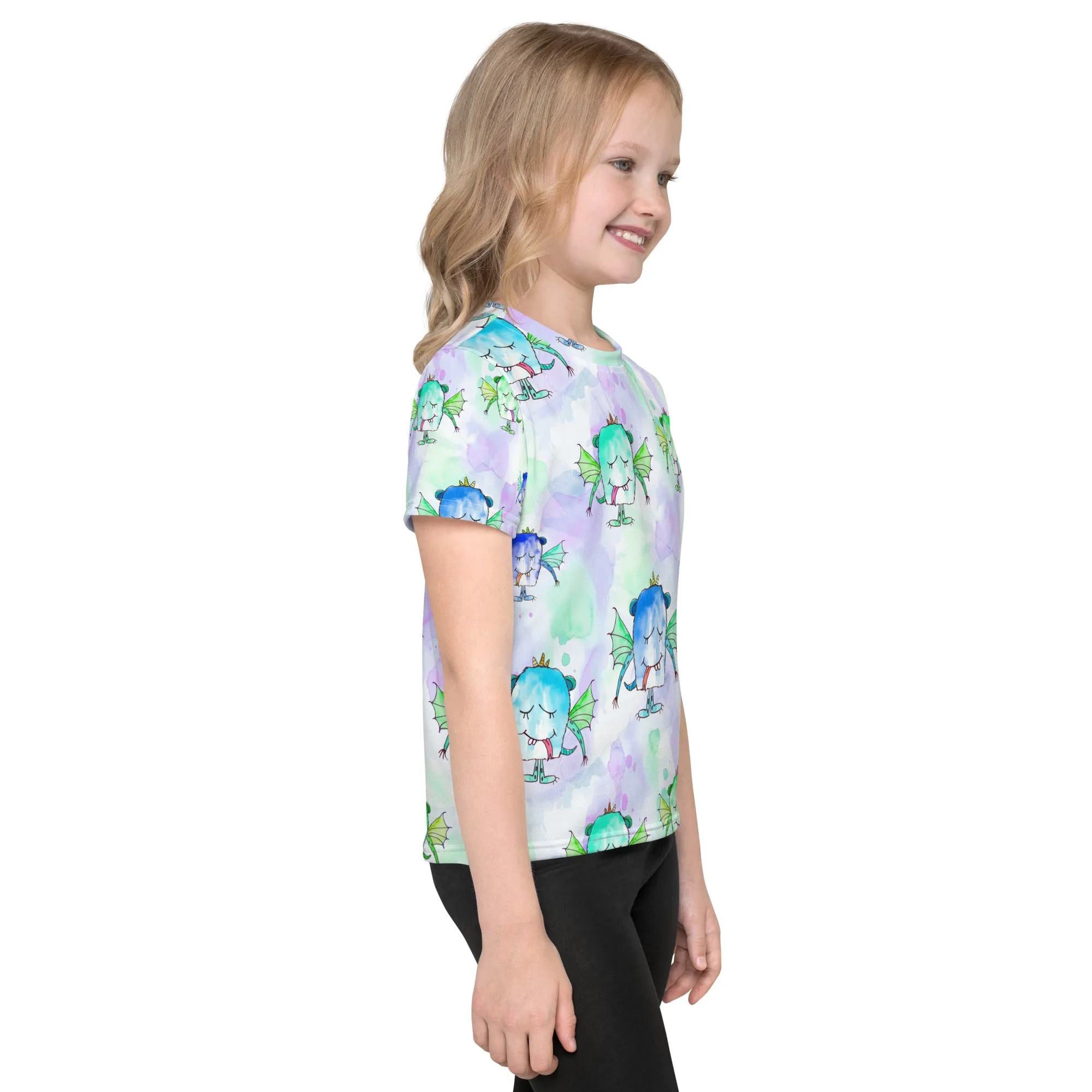 Youth-Kids crew neck t-shirt, colorful design, comfortable t shirt