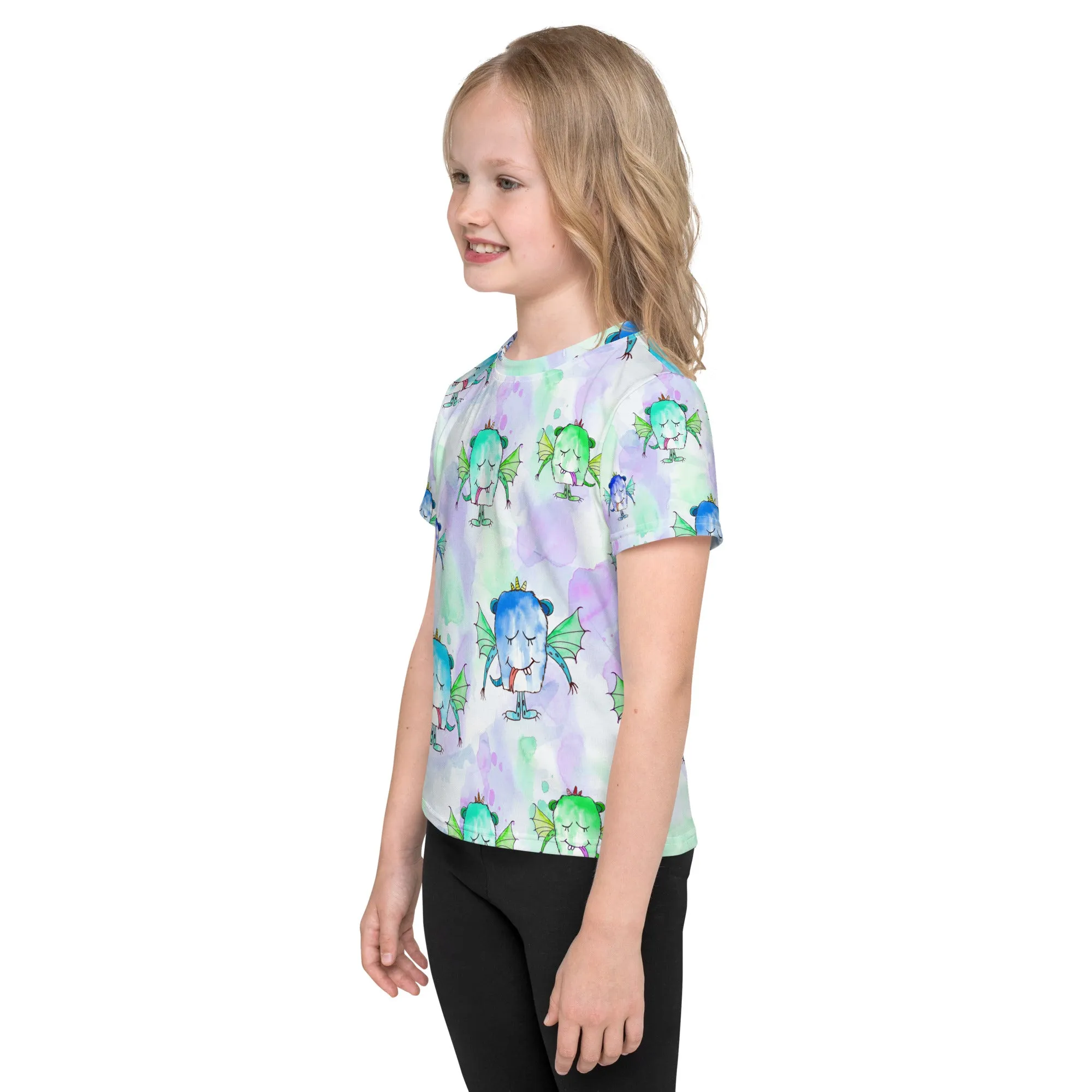 Youth-Kids crew neck t-shirt, colorful design, comfortable t shirt
